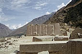 Ollantaytambo, the archeological complex, Pre Inca monoliths